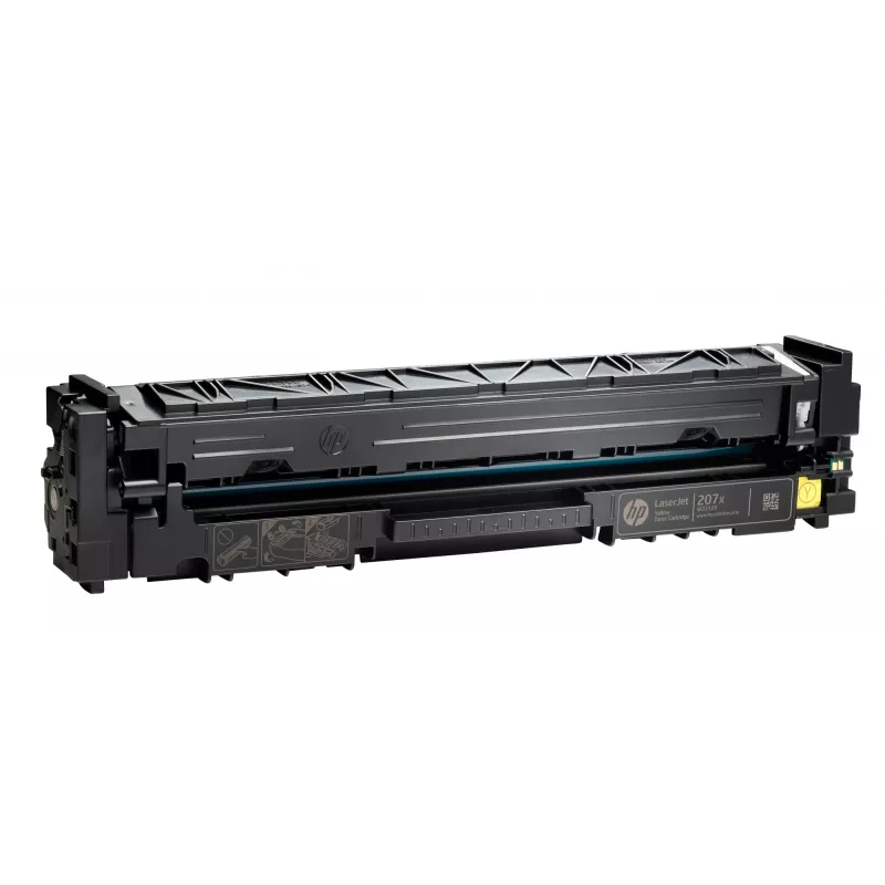 HP 207X o wysokiej wydajności żółty oryginalny wkład z tonerem LaserJet, 2450 stron, Żółty, 1 szt.