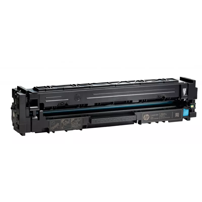 HP 207X wysokowydajny cyjanowy oryginalny wkład z tonerem LaserJet, 2450 stron, cyjanowy, 1 szt.
