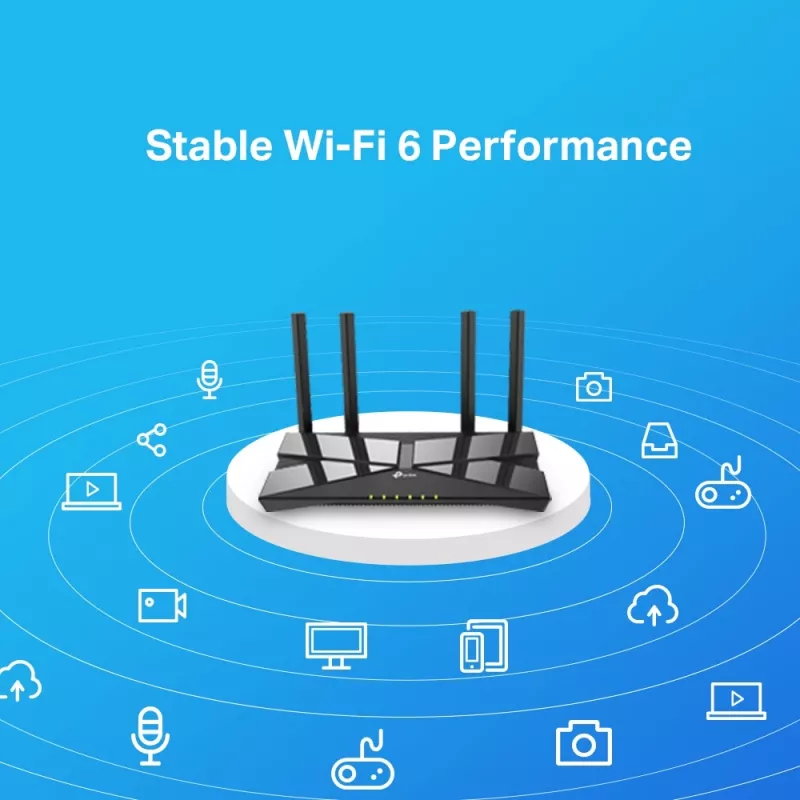 Router TP-Link Archer AX1500 Dual-Band Wi-Fi 6, Czarny