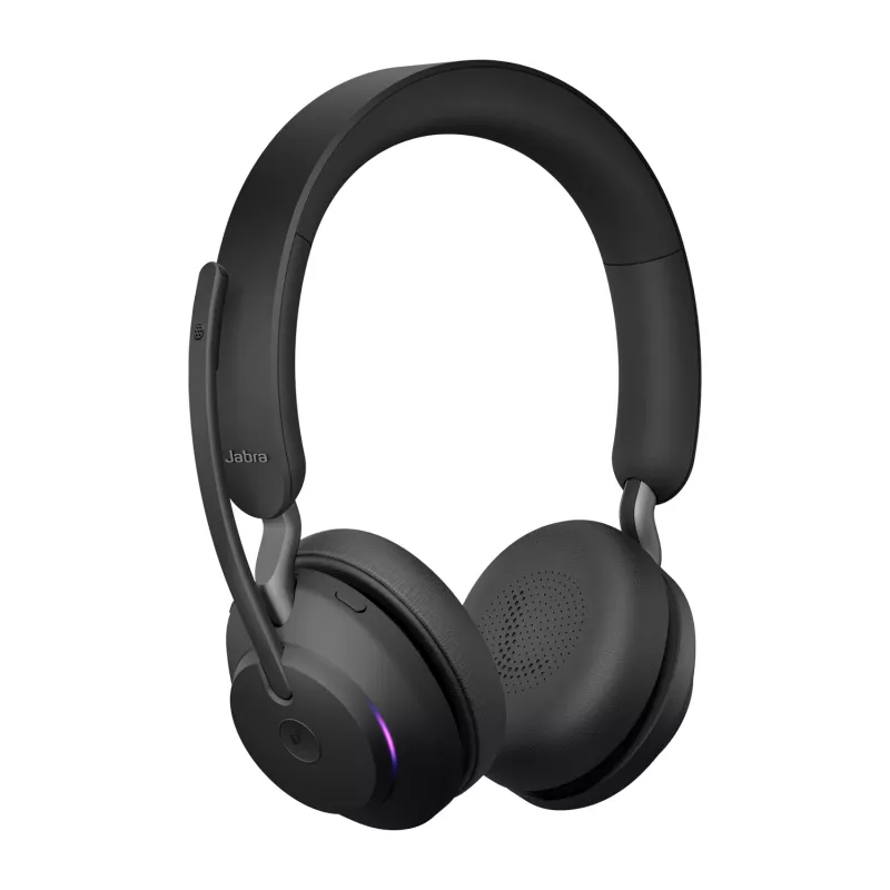 Jabra Evolve2 65 USB-C Czarny MS Stereo, Bezprzewodowy, Biuro/Centrum telefoniczne, 20 - 20000 Hz, 176,4 g, Słuchawki, Czarny