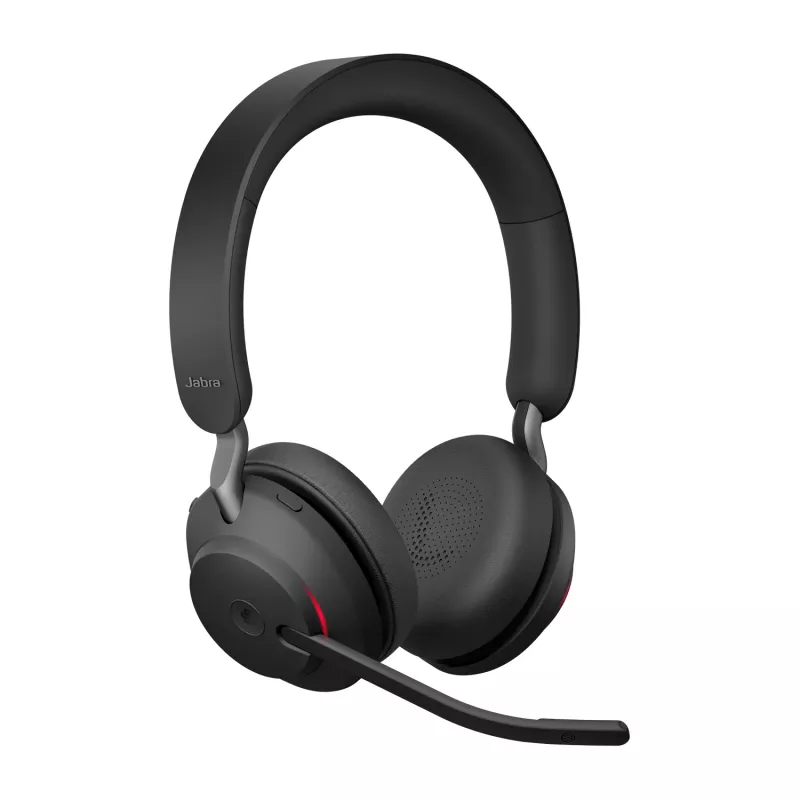 Słuchawki Jabra Evolve2 65 USB-A Czarny MS Stacja ładująca Stereo
