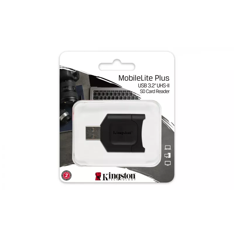 Kingston Technology MobileLite Plus czytnik kart USB 3.2 Gen 1 (3.1 Gen 1) Typ-A Czarny