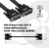 CLUB3D Kabel DVI-D Dual Link (24+1) Dwukierunkowy M/M 10m/32.8ft 28AWG
