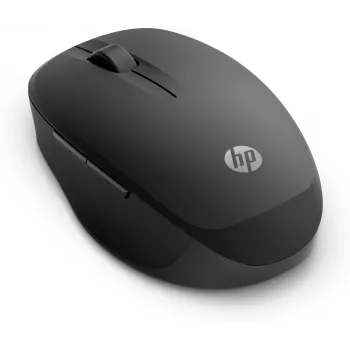 Mysz HP Dual Mode Black Mouse 300, praworęczna, optyczna, RF bezprzewodowa, 3600 DPI, czarna