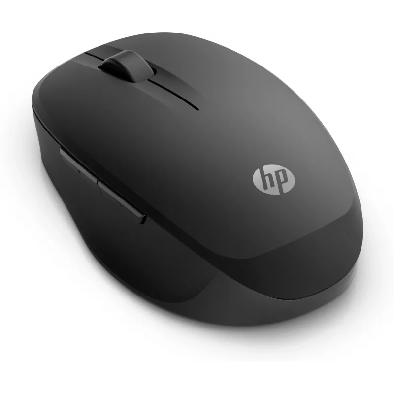 Mysz HP Dual Mode Black Mouse 300, praworęczna, optyczna, RF bezprzewodowa, 3600 DPI, czarna