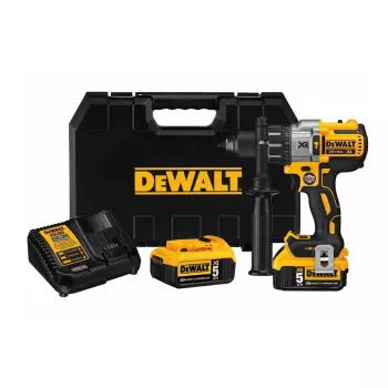 Wiertarko-wkrętarka akumulatorowa DeWalt DCD996P2 18V Li-Ion 5Ah, uchwyt bezkluczykowy, 3-biegowa, 95 Nm, 2,1 kg, wiercenie udarowe