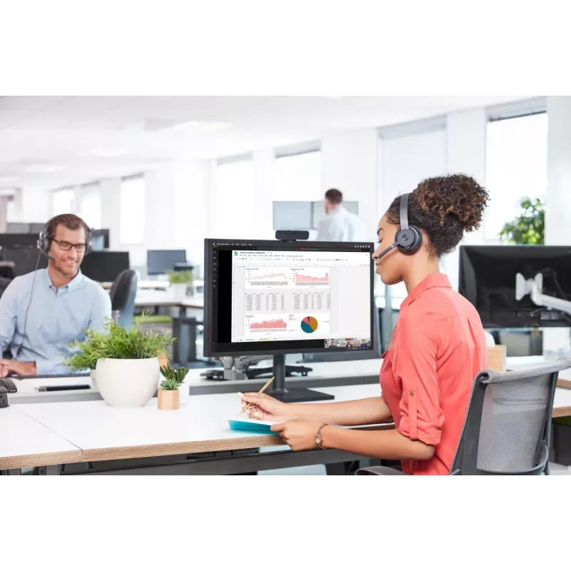 LOGITECH Zone Wireless - USB-C / USB-A - Zestaw słuchawkowy - MSFT Teams Zone - Czarny