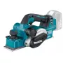 Strug elektryczny ręczny Makita DKP181Z, 18 V, szerokość strugania 82 mm, maksymalna grubość wióra 3 mm, prędkość biegu jałowego 12 000 obr./min, głębokość wręgu 0–25 mm