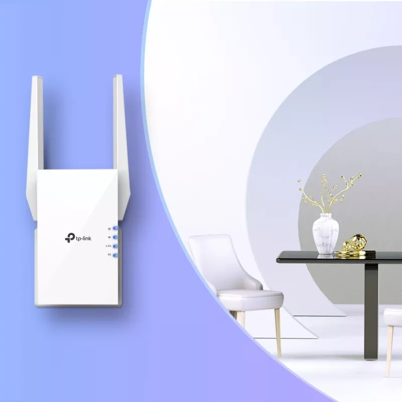 TP-Link RE505X wzmacniacz sieciowy Nadajnik i odbiornik sieciowy Biały 10, 100, 1000 Mbit/s