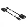 CLUB3D DisplayPort™ na VGA Czarny Aktywny Adapter M/F