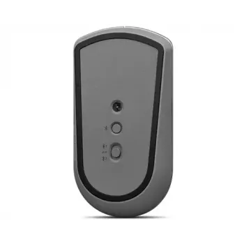 Optyczna mysz Bluetooth Lenovo 600 — 2400 DPI, Bluetooth 5.0 dual-host, 3 przyciski, kulkowa rolka przewijania, żelaznoszary