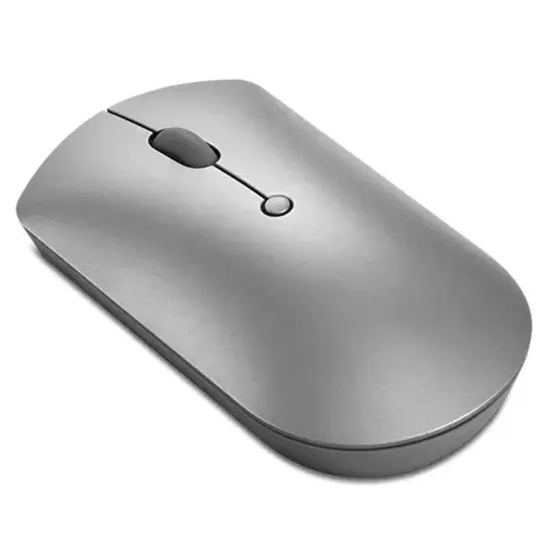Optyczna mysz Bluetooth Lenovo 600 — 2400 DPI, Bluetooth 5.0 dual-host, 3 przyciski, kulkowa rolka przewijania, żelaznoszary