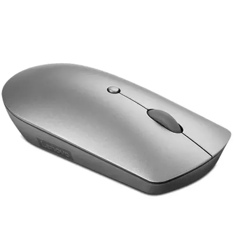 Optyczna mysz Bluetooth Lenovo 600 — 2400 DPI, Bluetooth 5.0 dual-host, 3 przyciski, kulkowa rolka przewijania, żelaznoszary
