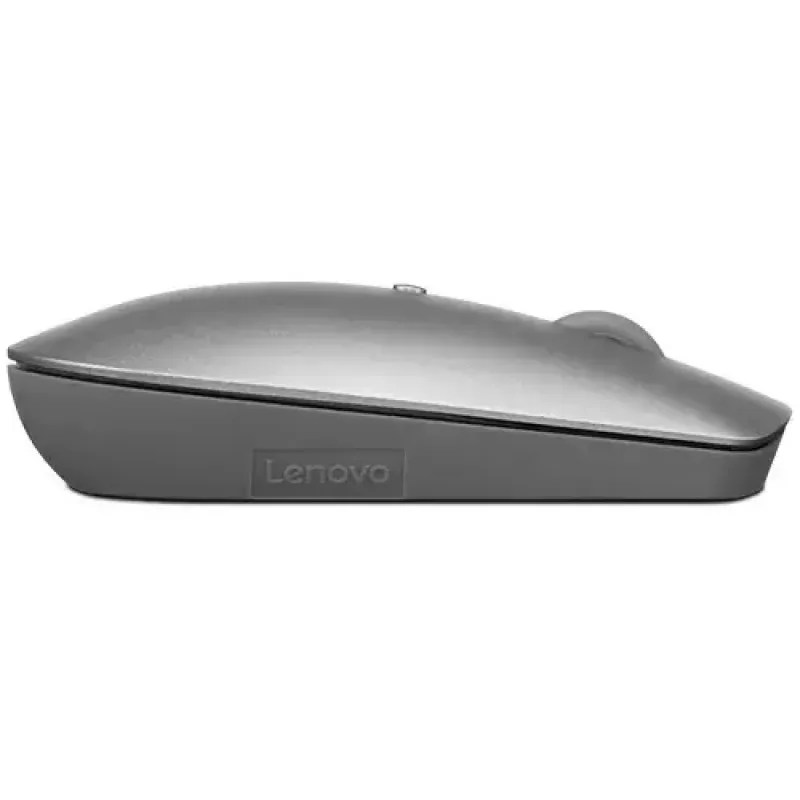 Optyczna mysz Bluetooth Lenovo 600 — 2400 DPI, Bluetooth 5.0 dual-host, 3 przyciski, kulkowa rolka przewijania, żelaznoszary