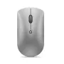 Optyczna mysz Bluetooth Lenovo 600 — 2400 DPI, Bluetooth 5.0 dual-host, 3 przyciski, kulkowa rolka przewijania, żelaznoszary