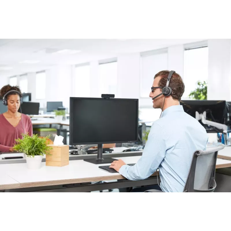 LOGITECH Zone Wired - USB-C / USB-A - Zestaw słuchawkowy - UC Zone - Czarny