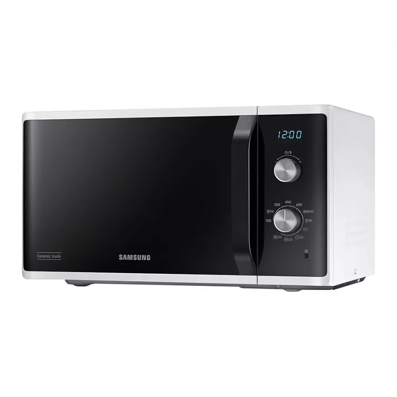 Samsung MG23K3614AW/EG mikrofalówka Biała Mikrofalówka kombinowana do zabudowy 23 L 800 W