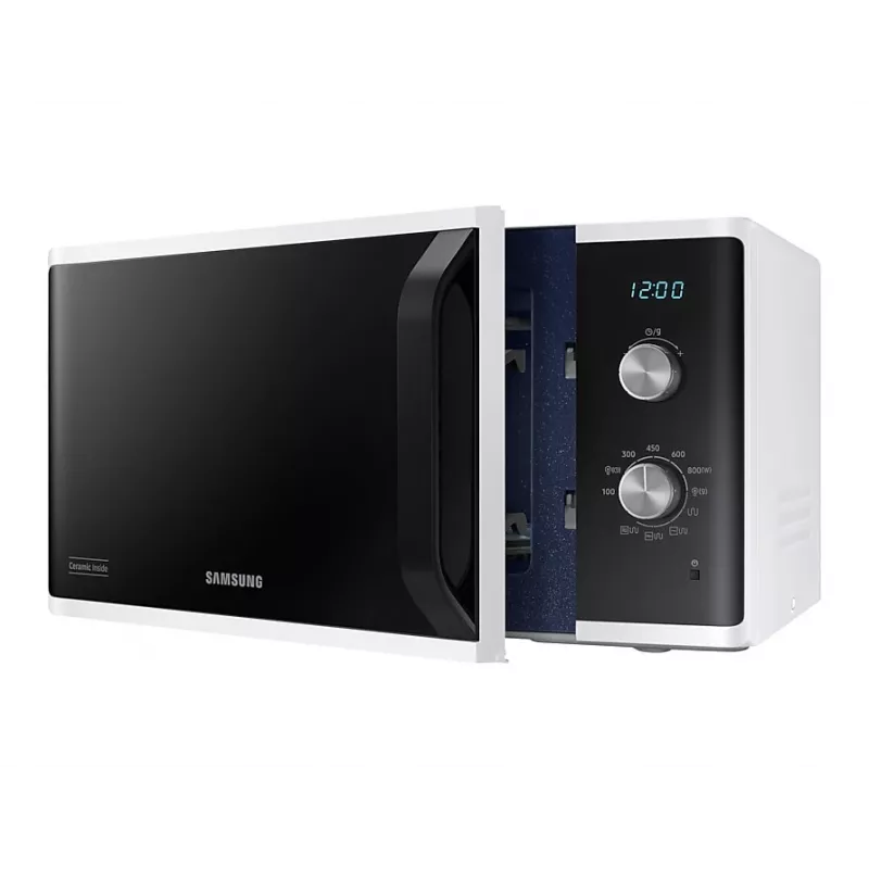 Samsung MG23K3614AW/EG mikrofalówka Biała Mikrofalówka kombinowana do zabudowy 23 L 800 W