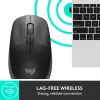 LOGITECH M190 Pełnowymiarowa mysz bezprzewodowa Węgiel