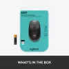 LOGITECH M190 Pełnowymiarowa mysz bezprzewodowa Węgiel