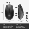 LOGITECH M190 Pełnowymiarowa mysz bezprzewodowa Węgiel