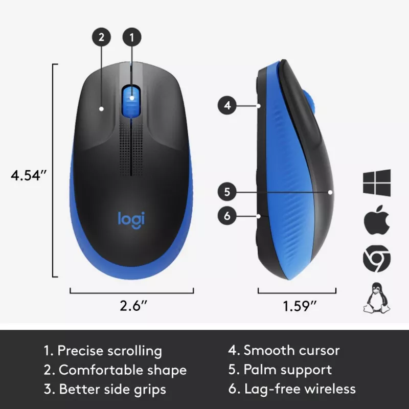 mysz Logitech M190 Wireless USB