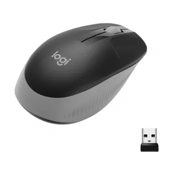 LOGITECH M190 Pełnowymiarowa mysz bezprzewodowa średni szary