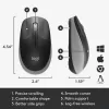 LOGITECH M190 Pełnowymiarowa mysz bezprzewodowa średni szary