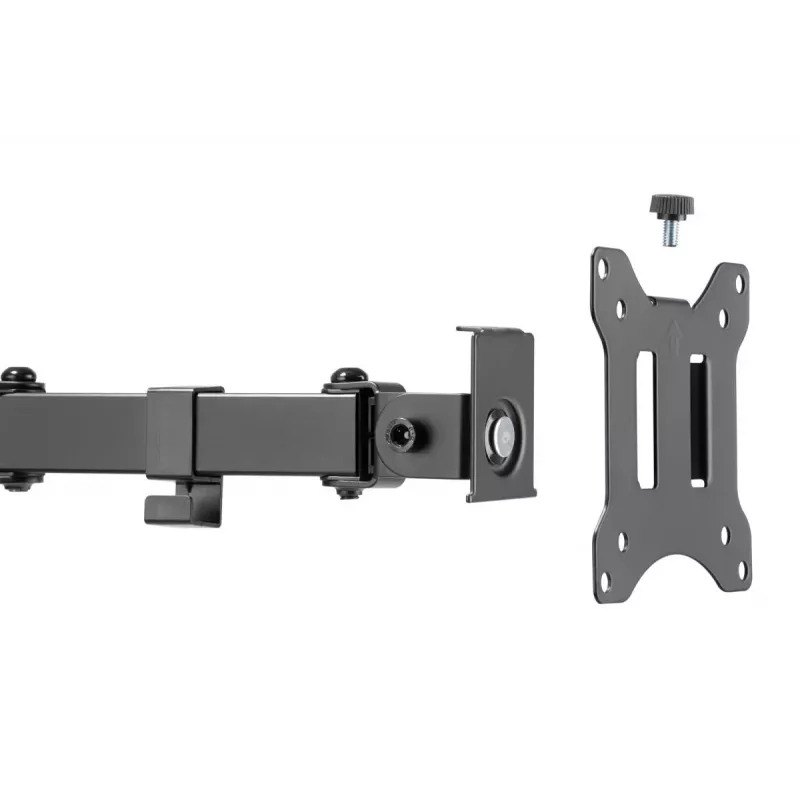 DIGITUS Universal Single Monitor Clamp Mount 17-32in 8kg (max.) Czarny