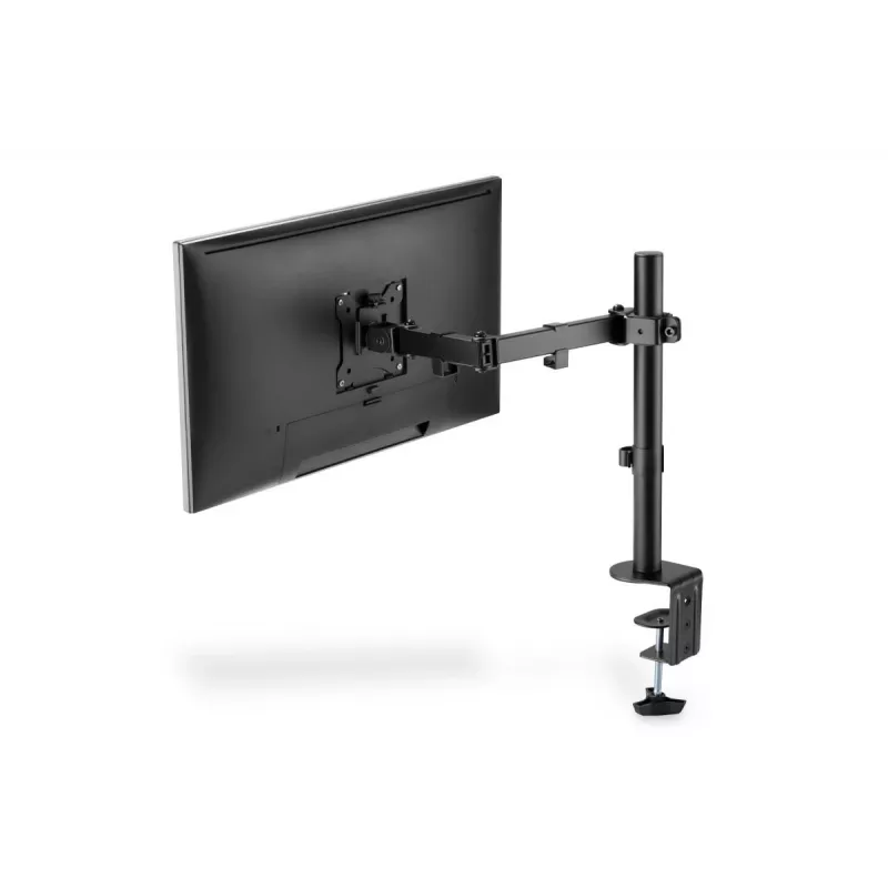 DIGITUS Universal Single Monitor Clamp Mount 17-32in 8kg (max.) Czarny