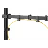 DIGITUS Universal Single Monitor Clamp Mount 17-32in 8kg (max.) Czarny