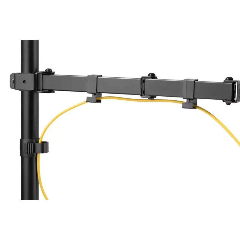 DIGITUS Universal Single Monitor Clamp Mount 17-32in 8kg (max.) Czarny