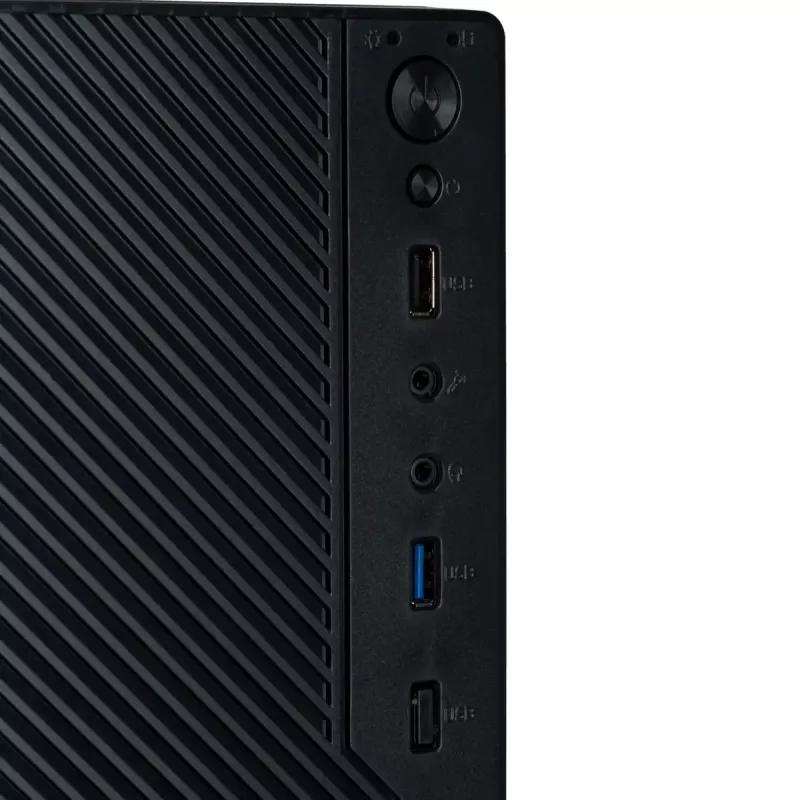 Obudowa PC Akyga AK36BK Micro Tower Czarna — Micro Tower, obsługuje Flex-ATX/Mini-ITX/Micro-ATX, GPU max 25 cm, cooler CPU max 14 cm