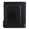 Obudowa PC Akyga AK36BK Micro Tower Czarna — Micro Tower, obsługuje Flex-ATX/Mini-ITX/Micro-ATX, GPU max 25 cm, cooler CPU max 14 cm