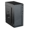 Obudowa PC Akyga AK36BK Micro Tower Czarna — Micro Tower, obsługuje Flex-ATX/Mini-ITX/Micro-ATX, GPU max 25 cm, cooler CPU max 14 cm