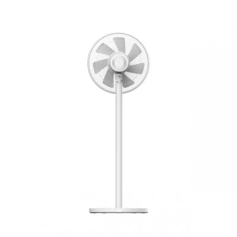 Wentylator stojący Xiaomi Mi Smart Standing Fan 2 Lite PYV4007GL — 35,6 cm 7-łopatkowy, 3 prędkości, 45 W, oscylacja 90°, regulowana wysokość 642–1000 mm, biały