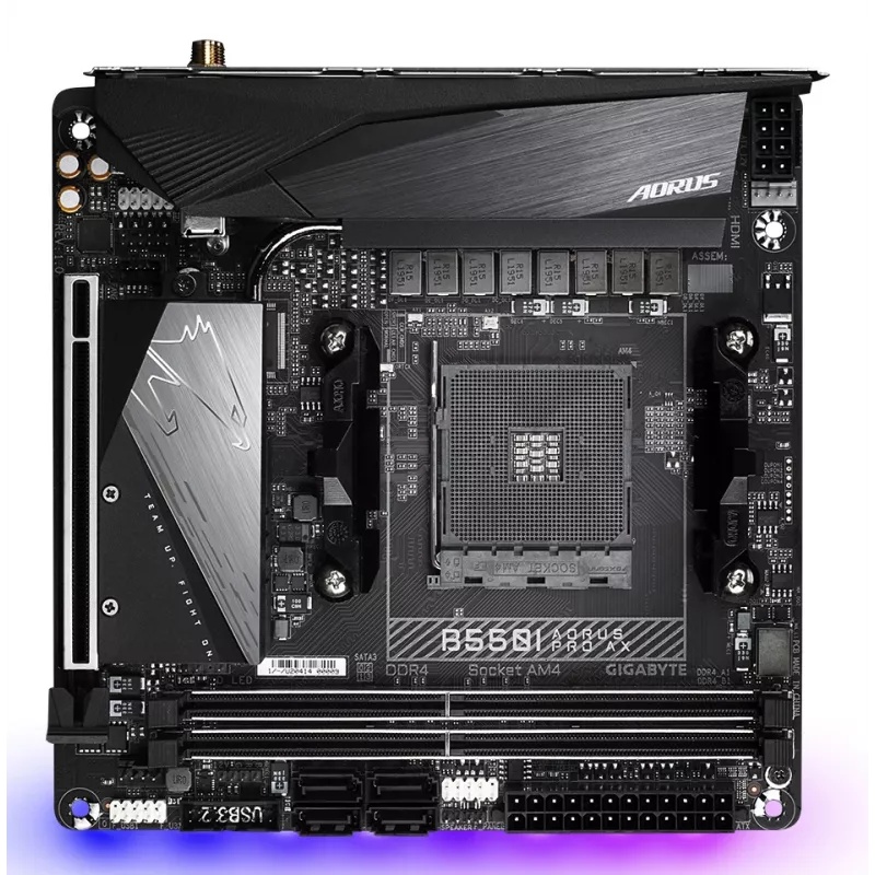 Płyta główna GIGABYTE B550I AORUS PRO AX, B550, AM4, Mini-ITX