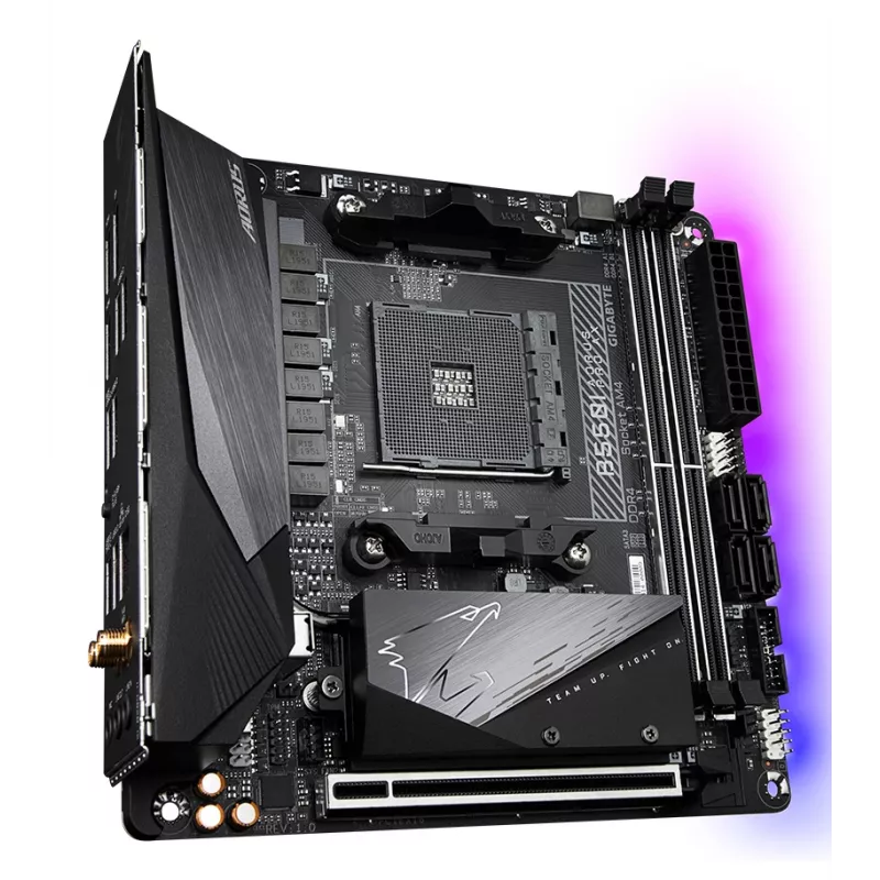 Płyta główna GIGABYTE B550I AORUS PRO AX, B550, AM4, Mini-ITX