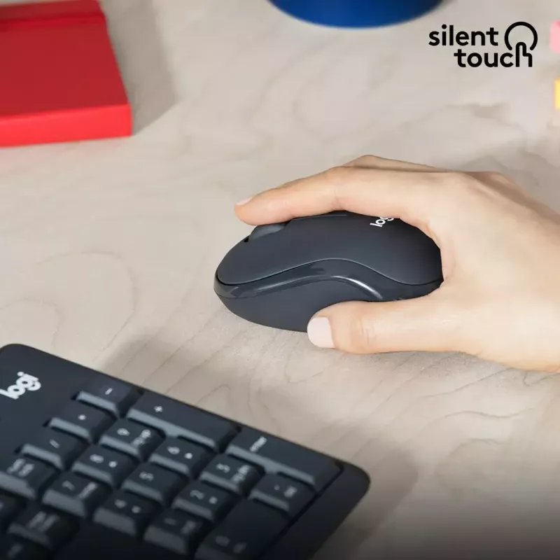 Logitech MK295 Silent Wireless Combo klawiatura RF Wireless QWERTY US International Czarny