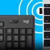 Logitech MK295 Silent Wireless Combo klawiatura RF Wireless QWERTY US International Czarny