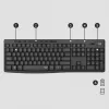 Logitech MK295 Silent Wireless Combo klawiatura RF Wireless QWERTY US International Czarny