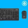 Logitech MK295 Silent Wireless Combo klawiatura RF Wireless QWERTY US International Czarny