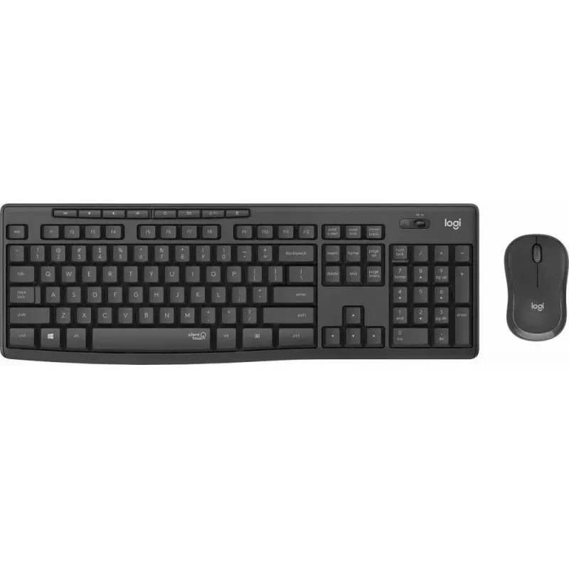 Logitech MK295 Silent Wireless Combo klawiatura RF Wireless QWERTY US International Czarny