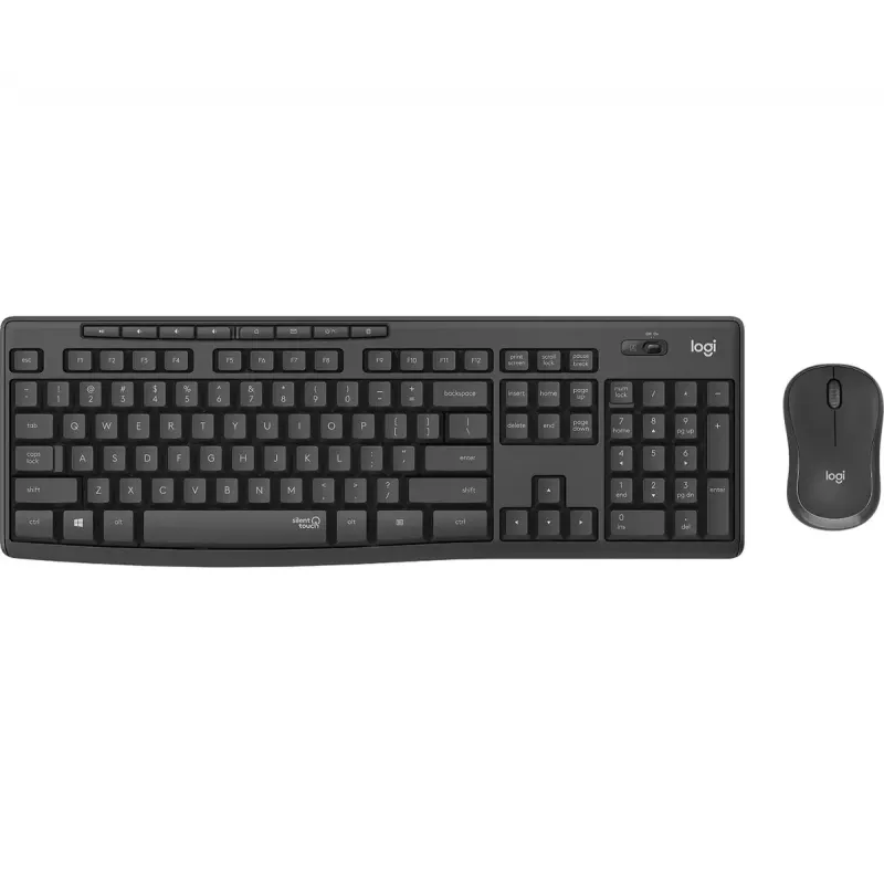 Logitech MK295 Silent Wireless Combo klawiatura RF Wireless QWERTY US International Czarny