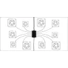 Case Fan Hub ARCTIC ACFAN00175A 10 Port PWM z zasilaniem SATA