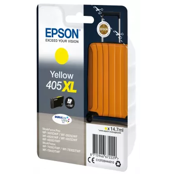 Epson 405XL DURABrite Ultra Ink kartridż z tuszem 1 szt. Oryginalny wysoki (XL) uzysk, żółty