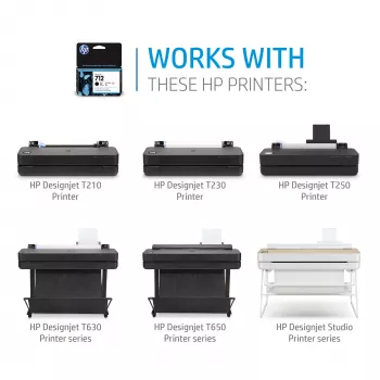 HP 712 3-pak 29 ml żółty wkład atramentowy DesignJet