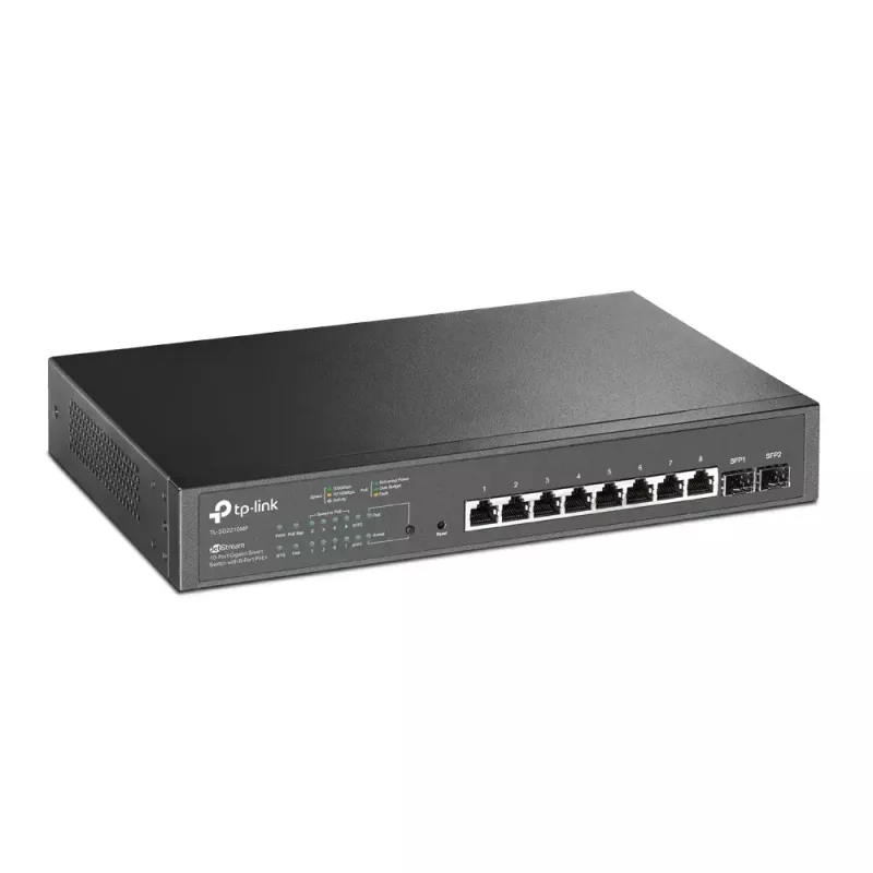 Przełącznik zarządzany TP-Link JetStream TL-SG2210MP 10-portowy Gigabit Smart PoE