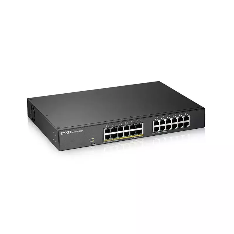 Zyxel GS1900-24EP Zarządzalny L2 Gigabit Ethernet (10/100/1000) Power over Ethernet (PoE) Czarny