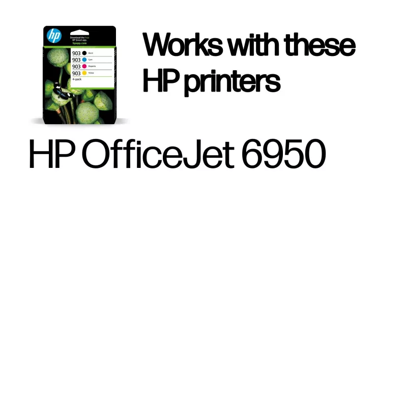 HP 903 4-pak oryginalnych wkładów atramentowych Black/Cyan/Magenta/Yellow
